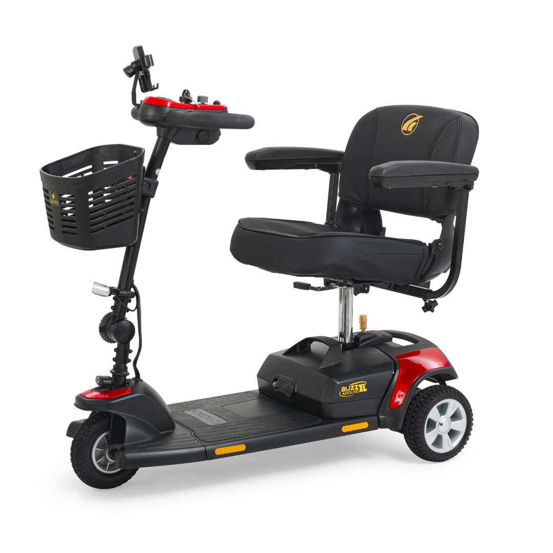 Golden Tech GB121 Buzzaround XL 3-Wheel Mobility Scooter - Senior.com Mobility Scooters